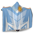 1sttheworld Hooded Blanket - Argentina Sport Style Hooded Blanket A35