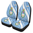 1sttheworld Car Seat Covers - Argentina Special Flag Car Seat Covers A35