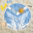 1sttheworld Beach Blanket - Argentina Special Flag Beach Blanket | africazone.store
