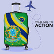 1sttheworld Luggage Covers - Brazil Special Flag Luggage Covers A35