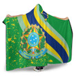 1sttheworld Hooded Blanket - Brazil Special Flag Hooded Blanket A35