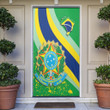 1sttheworld Door Sock - Brazil Special Flag Door Sock | africazone.store

