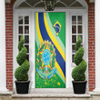 1sttheworld Door Sock - Brazil Special Flag Door Sock A35