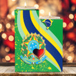 1sttheworld Candle Holder - Brazil Special Flag Candle Holder | africazone.store
