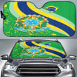 1sttheworld Auto Sun Shades - Brazil Special Flag Auto Sun Shades | africazone.store
