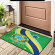 1sttheworld Door Mat - Brazil Special Flag Door Mat A35