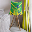1sttheworld Drum Lamp Shade - Brazil Sporty Style Drum Lamp Shade | africazone.store
