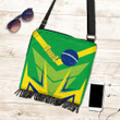 1sttheworld Crossbody Boho Handbag - Brazil Sporty Style Crossbody Boho Handbag | africazone.store
