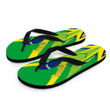 1sttheworld Flip Flops - Brazil Sporty Style Flip Flops A35