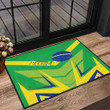 1sttheworld Door Mat - Brazil Sporty Style Door Mat | africazone.store

