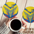 1sttheworld Coasters (Sets of 6) - Ecuador Sporty Style Coasters | africazone.store
