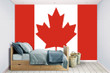 1sttheworld Canvas - Canada Flag Canvas Wall Mural A35