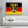 1sttheworld Germany Canvas - Zahn German Family Crest Canvas Wall Art - Flag of Germany and Coat of Arms A7