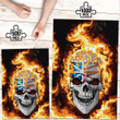 1sttheworld Jigsaw Puzzle - Canada Of Newfoundland And Labrador Flaming Skull Jigsaw Puzzle A7