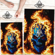 1sttheworld Jigsaw Puzzle - Of Louisiana April 2006 To 2010 Flaming Skull Jigsaw Puzzle A7