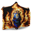 1sttheworld Hooded Blanket - Of South Carolina January 1861 Flaming Skull Hooded Blanket A7