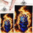 1sttheworld Jigsaw Puzzle - Of The Northern Mariana Islands Flaming Skull Jigsaw Puzzle A7
