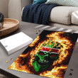 1sttheworld Jigsaw Puzzle - Suriname Flaming Skull Jigsaw Puzzle A7