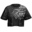 Maori Gerelateerde Croptop T-shirt A95 | 1sttheworld