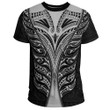 Maori Fern Neck T-shirt A95 | 1sttheworld
