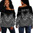Maori Pattern Off Shoulder Sweaters A95 | 1sttheworld