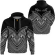 Maori Pattern Zip Hoodie A95 | 1sttheworld