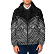 Maori Pattern Hooded Padded Jacket A95 | 1sttheworld