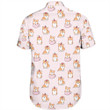 1sttheworld Clothing - Cute Cartoon Corgi Dog - Short Sleeve Shirt A7 | 1sttheworld