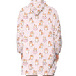 1sttheworld Clothing - Cute Cartoon Corgi Dog - Oodie Blanket Hoodie A7 | 1sttheworld