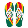1sttheworld Flip Flop - Togo Special Flag Flip Flop A35