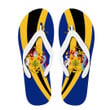 1sttheworld Flip Flop - Barbados Special Flag Flip Flop A35