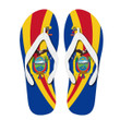 1sttheworld Flip Flop - Ecuador Special Flag Flip Flop A35