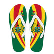 1sttheworld Flip Flop - Ghana Special Flag Flip Flop A35