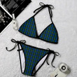 1sttheworld Clothing - Smith Ancient Tartan 2 Piece Bikini A35