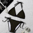 1sttheworld Clothing - Watson Modern Tartan 2 Piece Bikini A35