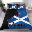 1sttheworld Bedding Set - Scotland Grunge Style Jesus Bedding Set A7 | 1sttheworld