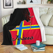 1sttheworld Premium Blanket - Scotland Orkney Jesus Premium Blanket A7
