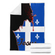 1sttheworld Premium Blanket - Canada Of Quebec Jesus Premium Blanket A7