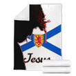 1sttheworld Premium Blanket - Canada Of Nova Scotia Jesus Premium Blanket A7