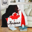 1sttheworld Premium Blanket - Canada Jesus Premium Blanket A7