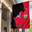 1sttheworld Flag - Canada Of Ontario Jesus Flag A7