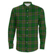 Irish American Tartan Long Sleeve Button Shirt A31 | 1sttheworld