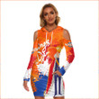 1sttheworld Clothing - Netherlands King's Day Special Version -  Women's Tight Dress A7 | 1sttheworld