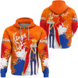 1sttheworld Clothing - Netherlands King's Day Special Version - Zip Hoodie A7 | 1sttheworld
