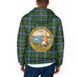 California State Tartan Hooded Padded Jacket A31 | 1sttheworld