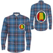 Alabama State Tartan Long Sleeve Button Shirt A31 | 1sttheworld