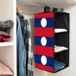 1sttheworld Appliances - Laos Flag Hanging Shelf A35