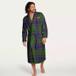 1sttheworld Clothing - Adam Clan Tartan Crest Bath Robe A7