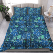 1sttheworld Bedding Set  - Seamless Pattern Hibiscus And Tartan Bedding Set A31