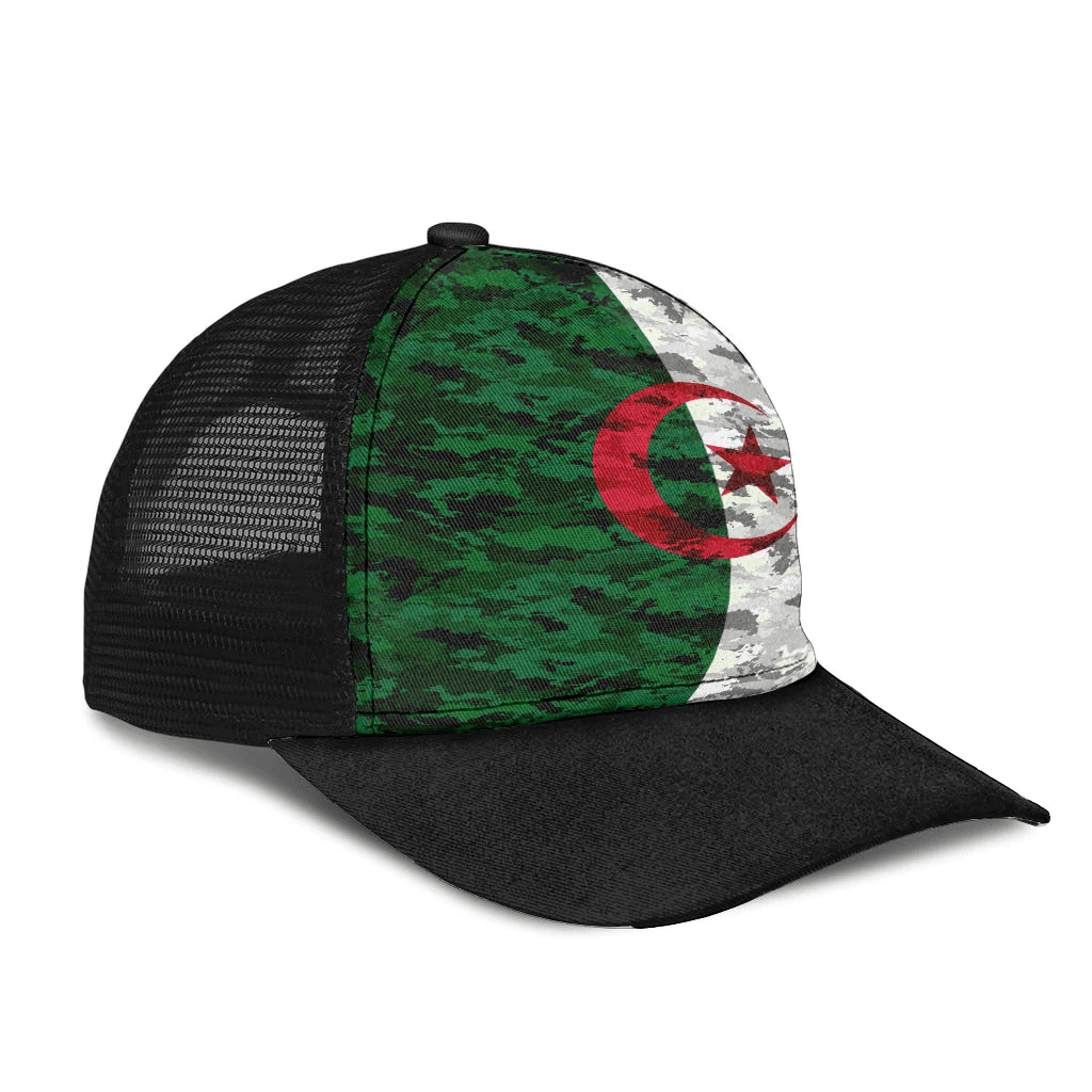 1sttheworld Cap - Algeria Mesh Back Cap - Camo Style A7